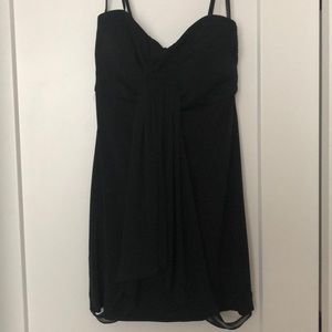 BCBGeneration black strapless mini dress